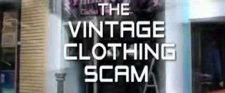 vintage apparel scam